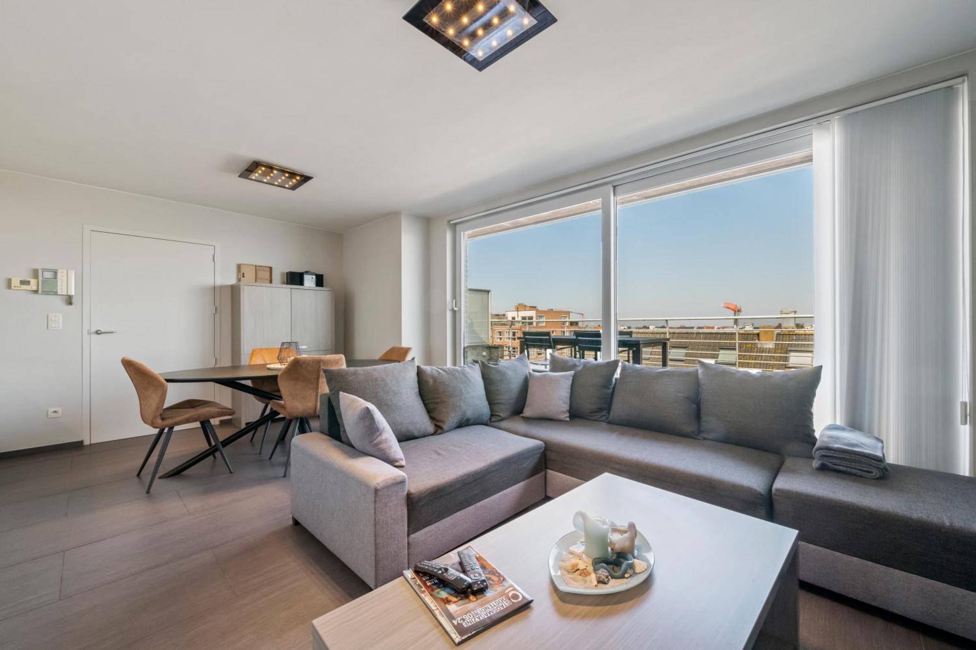 Modern Penthouse With Unique Terraces! Apartment Oostende Bagian luar foto