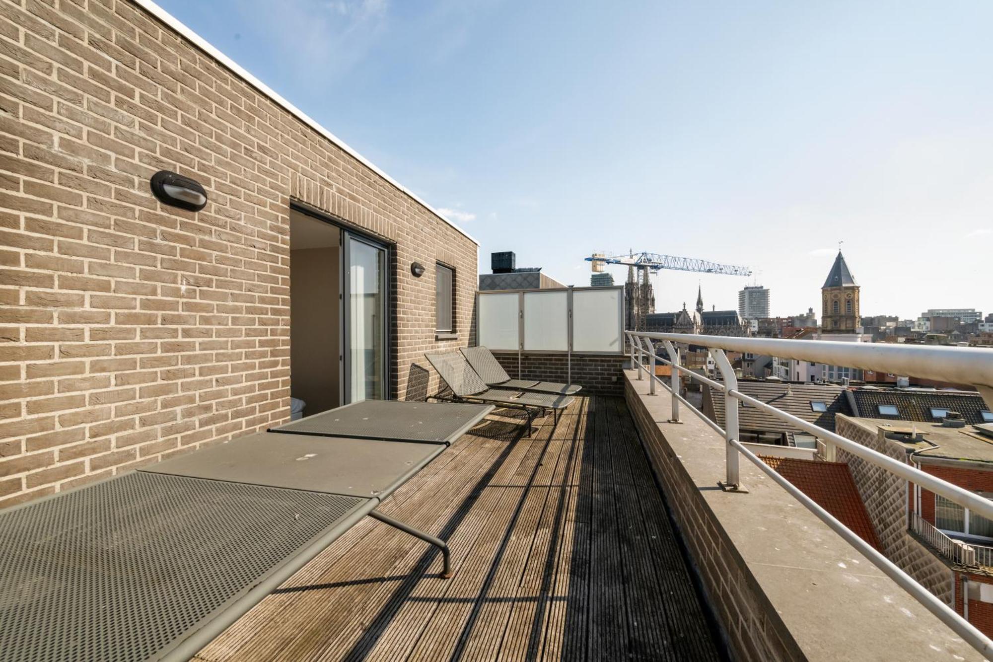 Modern Penthouse With Unique Terraces! Apartment Oostende Bagian luar foto
