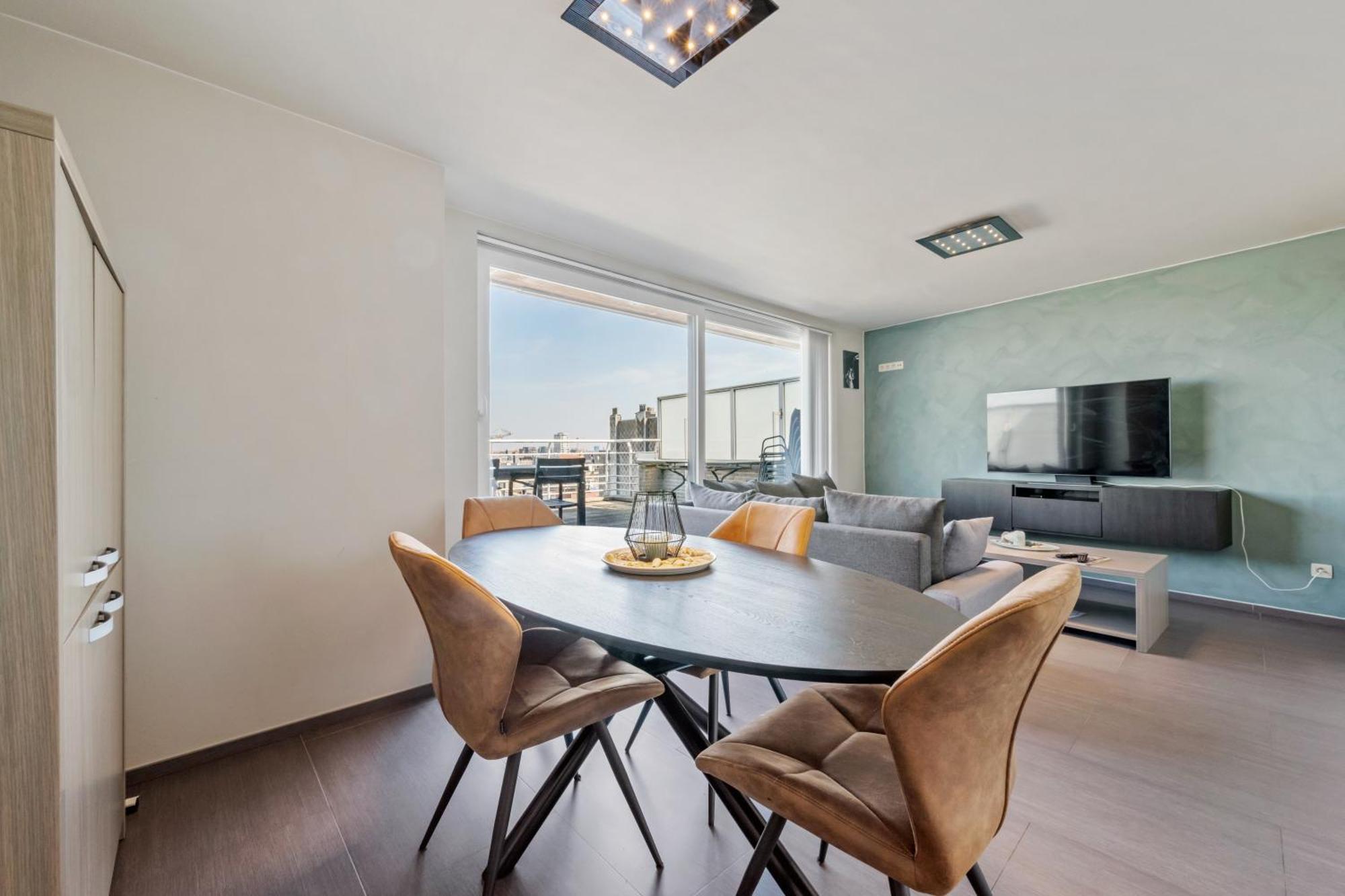 Modern Penthouse With Unique Terraces! Apartment Oostende Bagian luar foto